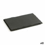 Quid Plateau Gastro Fun en Ardoise Minérale 30x20 cm (12 Unités)