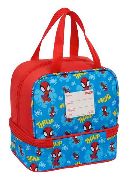 Safta Portameriendas Spidey Boite Repas Boite a Goûter Enfant avec Spider-Man 20x20x15 cm