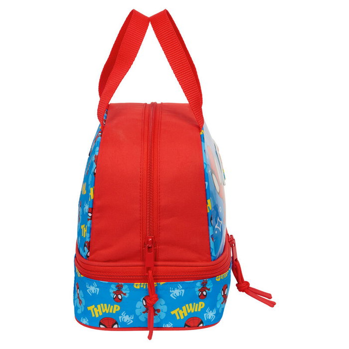 Safta Sac à goûter Spidey Marvel Bleu et Rouge 20x20x15cm Safta Sac à goûter Spidey Marvel Bleu et Rouge 20x20x15cm