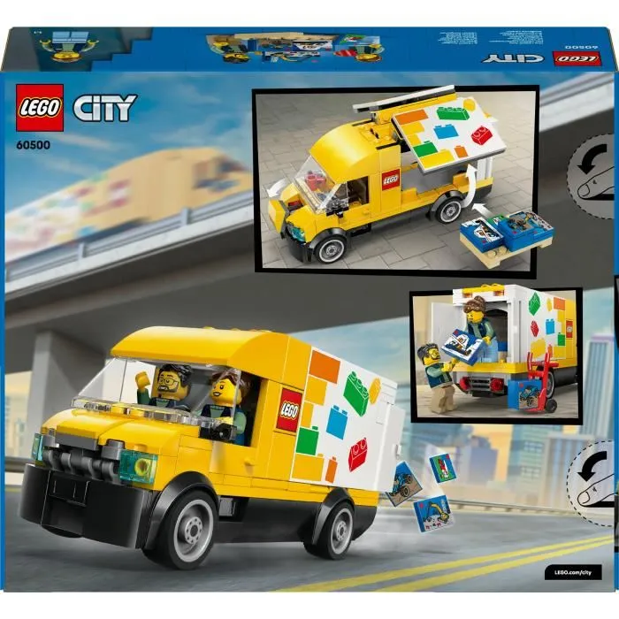 LEGO Set City 60500 - Le Van LEGO, Jeu de Construction avec 2 Minifigurines pour Enfants Dès 6 Ans