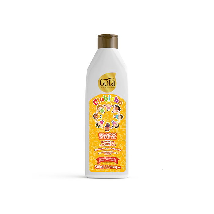 Gota Dourada Shampoo Clubinho Cacheados 340ml Gota Dourada Shampoo Clubinho Cacheados 340ml