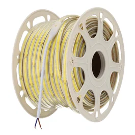 Tira LED COB Auto-Rectificada 220VAC 10W/m IP65 - 50 Metros Blanco Natural 4000K