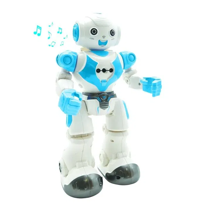 Powerman Neo Robot - Robot programmable avec télécommande, effets lumineux et sonores, pour enfants à partir de 3 ans