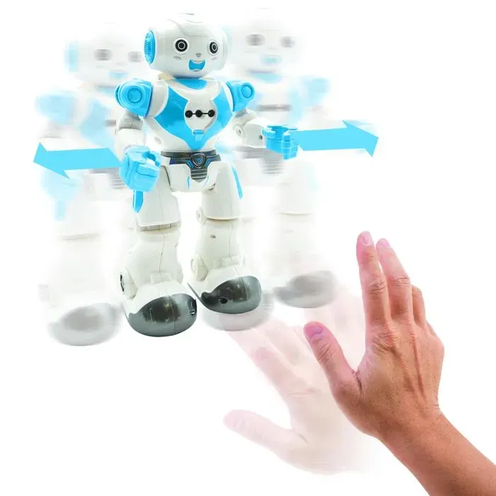 Powerman Neo Robot - Robot programmable avec télécommande, effets lumineux et sonores, pour enfants à partir de 3 ans