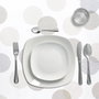 ORYX Nappe ronde en PVC Ø 140 cm Cercles Beige