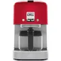 Kenwood Cafetière Filtre KMIX COX750RD - 1200 W - Rouge - 8 tasses - Sélecteur d'arôme - Plateau chauffe-tasse - Maintien au chaud