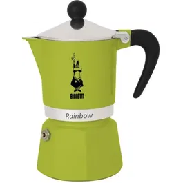 Bialetti Cafetière italienne Rainbow 6 tasses, 0.30 L, Vert