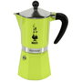 Bialetti Cafetiere italienne Rainbow, Vert, 6 tasses
