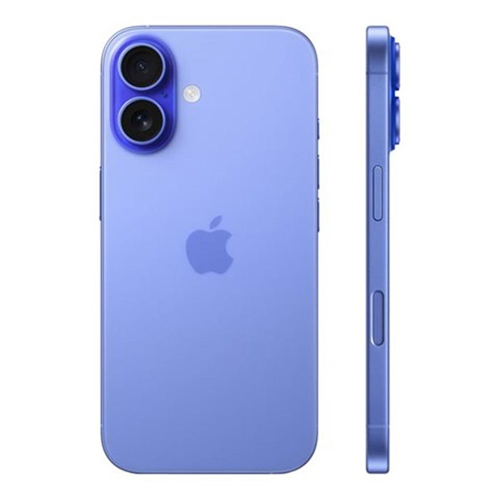 Apple iPhone 16 128 Go Ultramarin Smartphone 5G Double SIM iOS 18 Écran 6,1" OLED Apple iPhone 16 128 Go Ultramarin Smartphone 5G Double SIM iOS 18 Écran 6,1" OLED