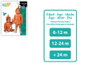 Deguisement bebe poisson orange avec capuche et nageoire, combinaison entiere unisexe 12-24 mois, polyester