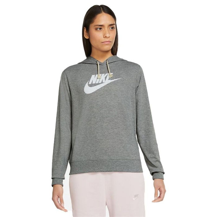 Sweat sans capuche femme Nike Sportswear Gym Vintage W Gris foncé Sweat sans capuche femme Nike Sportswear Gym Vintage W Gris foncé