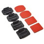 Phoenix technologies Pack 4 Supports Adhésifs 3M VHB Courbes + Plats pour GoPro et Caméras Sport - Résistant à l'Eau
