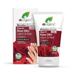 DR. ORGANIC Crème pour les mains et les ongles Rose de Damas 125ml