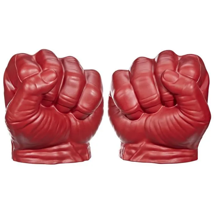Hasbro HASG00705L0 - Jouet de déguisement Hulk Rouge avec Poings Écrasants, Marvel Avengers Captain America