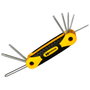 WOLFPACK LINEA PROFESIONAL Set de 8 clés Torx pliables