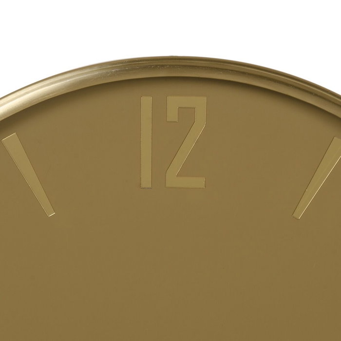 BigBuy Home Horloge Murale Jaune Verre Acier 51 x 5 x 51 cm