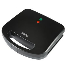 Bourgini Sandwich Maker XXL - Gril à Sandwich, 800W, Grandes Plaques 16x27cm, Antiadhésif, Range-Vertical