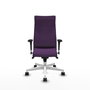 Piqueras Y Crespo Fauteuil Albacete, Mécanisme Synchrone, Tissu Violet