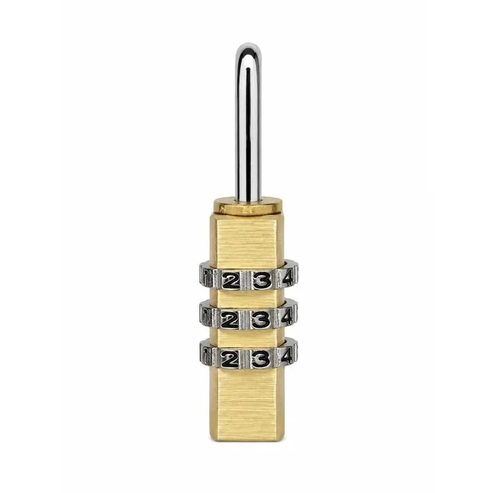 Abus Cadenas à combinaison 165/20 en laiton massif avec anse en acier