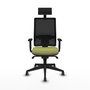 Piqueras y Crespo Chaise de Bureau Horna Vert Olive avec Appui-tête