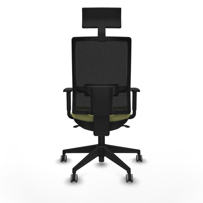 Piqueras y Crespo Chaise de Bureau Horna Vert Olive avec Appui-tête
