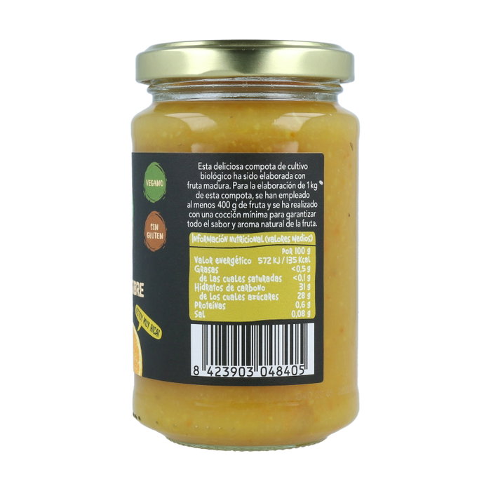 Biocop Compote Orange et Gingembre Bio 265g Biocop Compote Orange et Gingembre Bio 265g