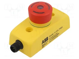 ABB SMILE Cassette de pilotage avec bouton champignon rouge IP65