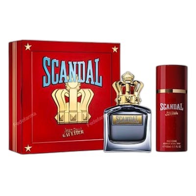 Jean Paul Gaultier Coffret Scandal pour Homme avec Eau de Toilette et Déodorant