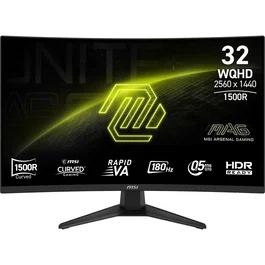 MSI Écran PC Gamer incurvé 32'' QHD 180Hz RAPID VA