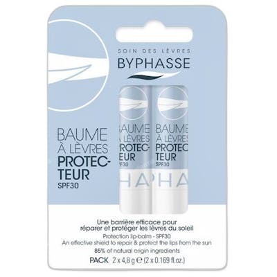 Byphasse Set Duo de Baumes à Lèvres Réparateurs SPF 30 (Pack de 2)
