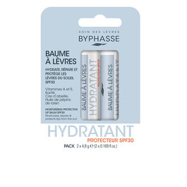 Byphasse Baume à Lèvres Protection SPF30 Pack 2 Pièces