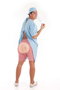 Creaciones Llopis - Déguisement adulte de malade d'hôpital, blouse, pantalon, bonnet et masque - Taille XL