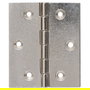 HERRAJES ALK 40-35 50X40 Bisagra de porte en laiton plat sans remate, finition nickel