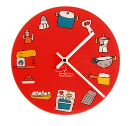 S.IGNACIO Horloge de cuisine FINSTOCK CBL RED KITCHEN