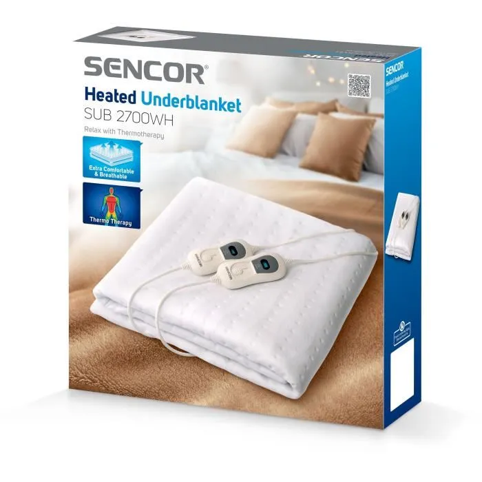 Sencor Couverture chauffante SUB 2700WH - Blanc