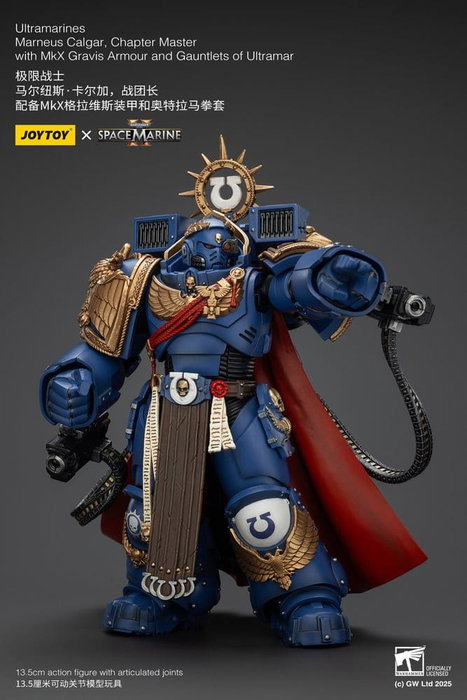 Joy Toy Warhammer 40,000 figurine Ultramarines Marneus Calgar, Chapter Master 14 cm