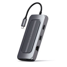 Satechi USB-C Multiport MX Adapter - Dual 4K HDMI, PD 100W, Gigabit LAN