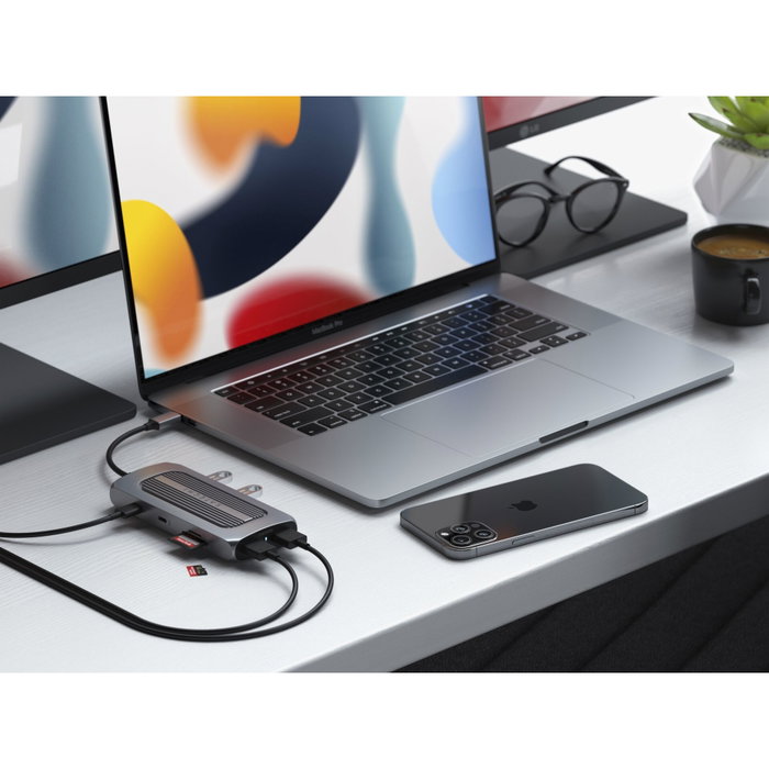 Satechi USB-C Multiport MX Adapter Space Gray Anthracite