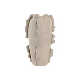 Vase Home ESPRIT Blanc Céramique Style artisanal Moderne 27 x 27 x 47 cm