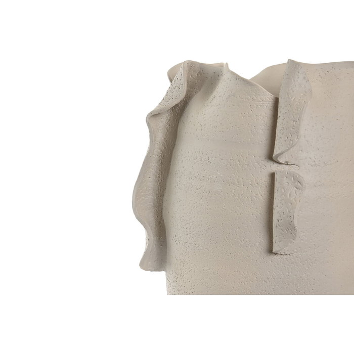 Vase Home ESPRIT Blanc Céramique Style artisanal Moderne 27 x 27 x 47 cm