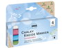 Kreul Set 4 Marqueurs à Craie KREUL CHALKY pour Décoration de Fenêtres