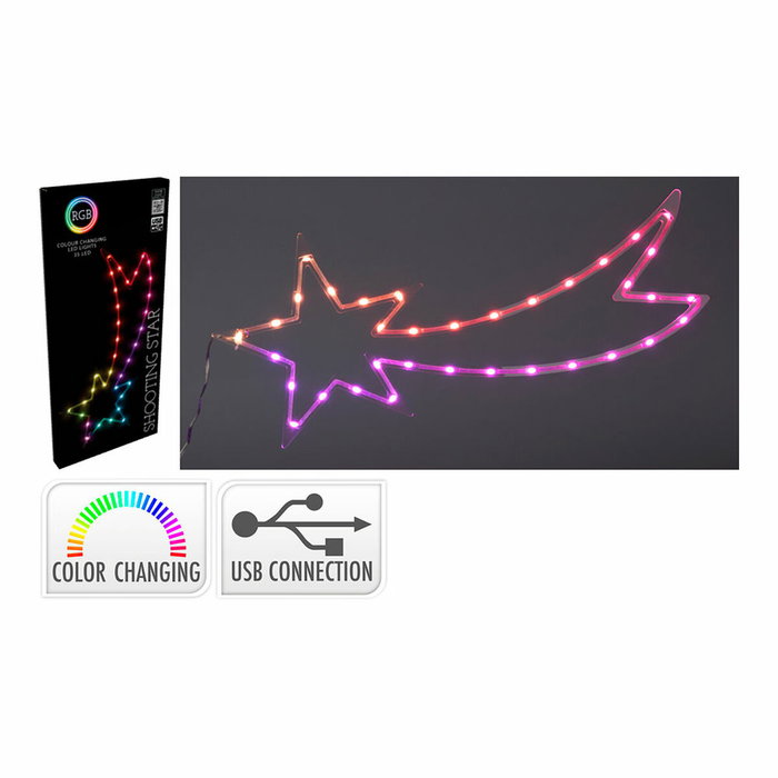 Étoile de Noël BASIC & CO RGB 25 x 0,6 x 60 cm