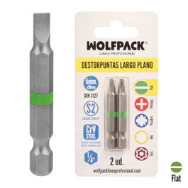 Wolfpack Linea Profesional Embouts Plats 5mm (Lot de 2)