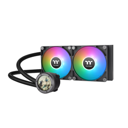 Thermaltake TH240 V2 Ultra Watercooling All-in-One, Kit refroidissement liquide processeur, 240 mm, 2 ventilateurs ARGB Sync, Noir