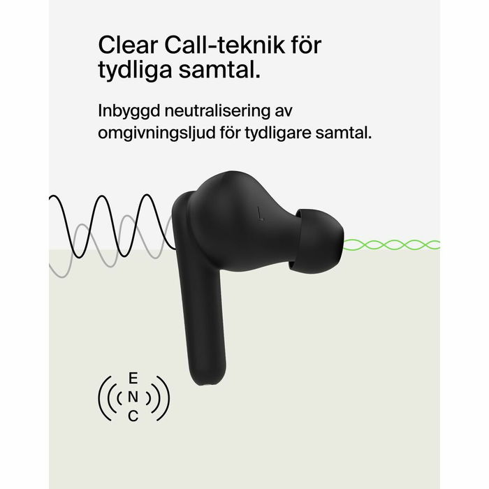 Casque Belkin SOUNDFORM RHYTHM TR Noir