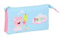 Peppa Pig Triple Porte-Tout Organisateur Boîte de Rangement 22 x 12 x 3 cm - Pour Enfants dès 3 ans