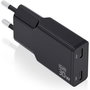 Chargeur mural Aisens ASCH-30W2P049-BK Noir 30 W