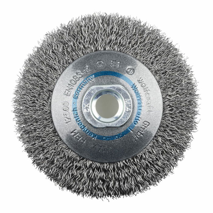 Brosse conique Wolfcraft Acier fils de fer Ø 100 X 15 MM