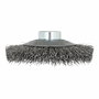Brosse conique Wolfcraft Acier fils de fer Ø 100 X 15 MM