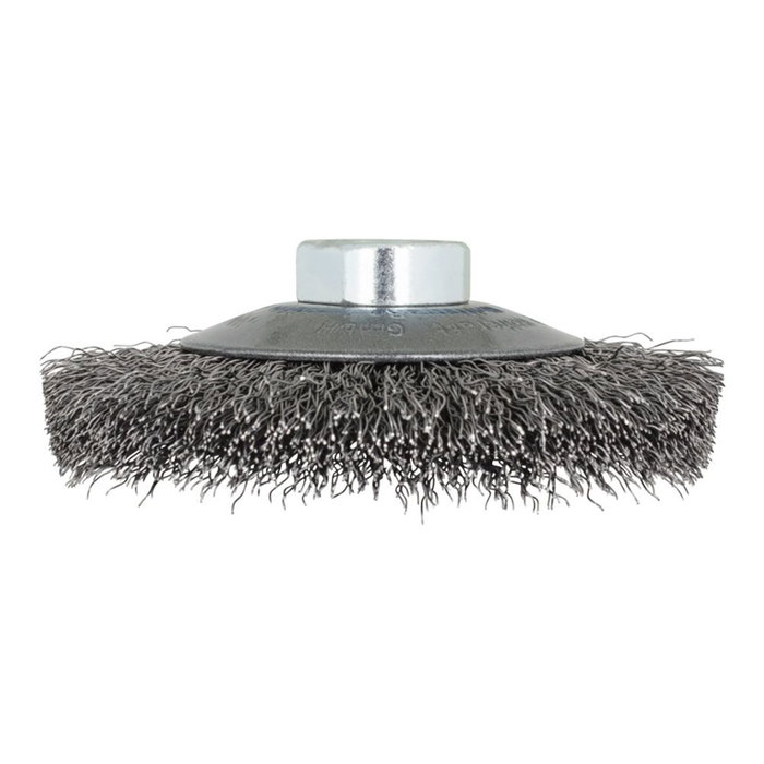 Brosse conique Wolfcraft Acier fils de fer Ø 100 X 15 MM Brosse conique Wolfcraft Acier fils de fer Ø 100 X 15 MM